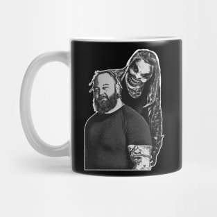 Bray Wyatt On Black - Simple Engraved Mug